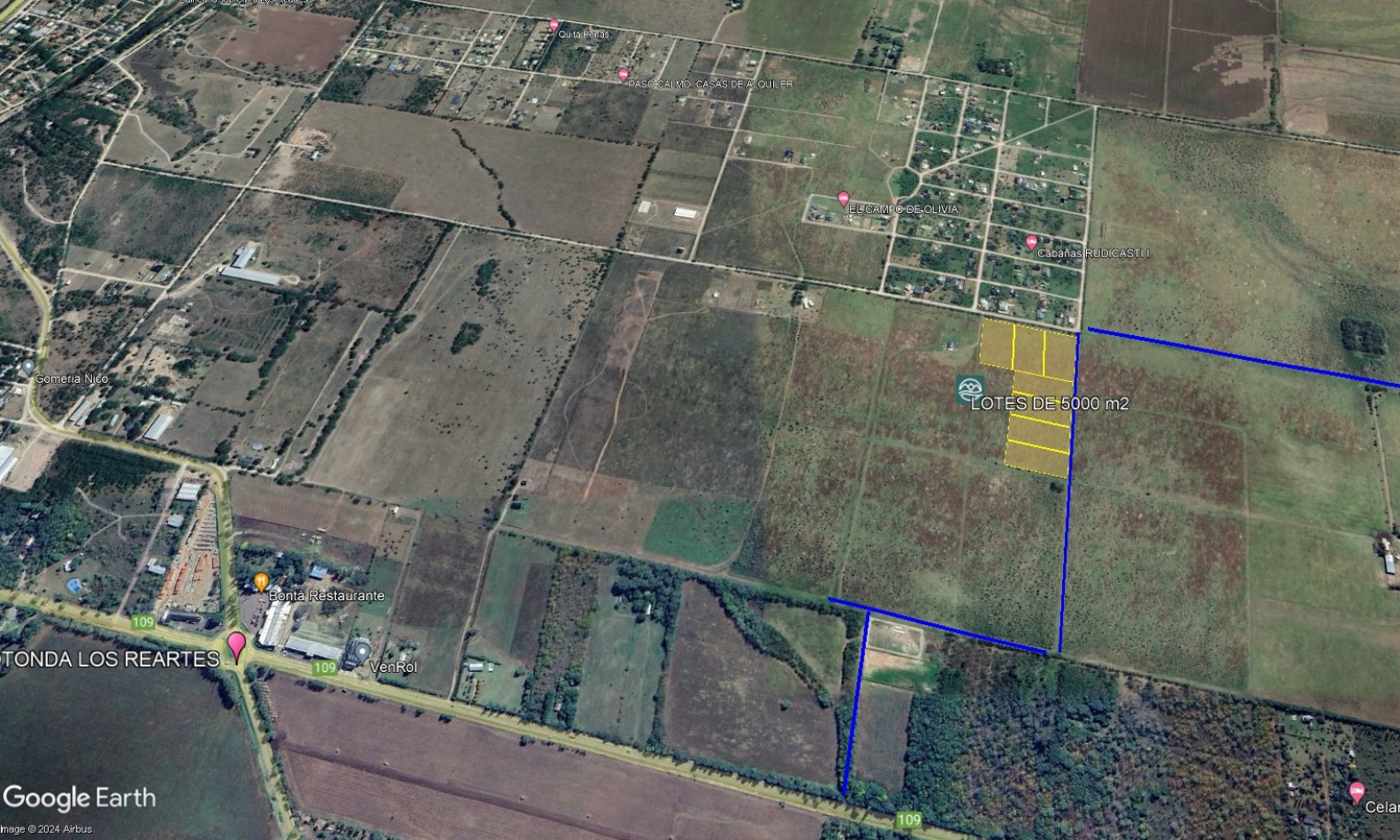 Lotes en venta en Los Reartes de 5200 m2 -CON FINANCIACION