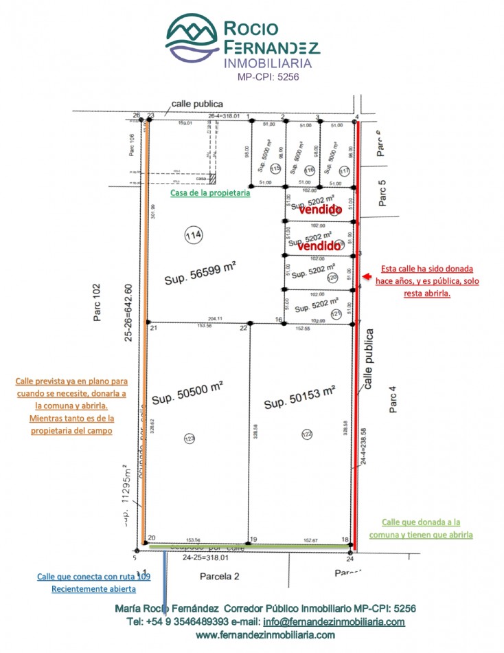 Lotes en venta en Los Reartes de 5200 m2 -CON FINANCIACION